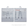 ရှင်းလင်းသော 0 င်းဒိုးချိတ်နှင့်အတူ laminated zipper ထုပ်ပိုးအိတ်